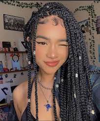 Huge 2020 Hairstyle List The 9 Hottest Trends To Be Obsessed With Ecemella Hair Styles Girls Hairstyles Braids Box Braids Styling