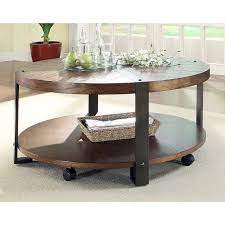 Although these tables are less costly and inexpensive in comparison with other furniture like sofa, dining tables. Northwood Round Cocktail Table W Casters Homelegance Furniture Cart