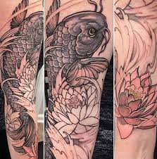 The symbolism of a koi fish tattoo can also change based on what symbols they're surrounded by. 39 Meaningful Koi Fish Tattoo Designs For Tattoo Lovers 2019