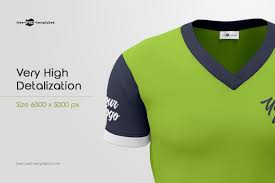 Download 1519 V Neck T Shirt Mockup Free Download Free