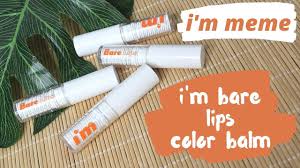 Biyw Review Chapter 259 I M Meme I M Bare Lips Color Balm Swatch Review Youtube