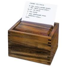 Ironwood Gourmet Recipe Box In 2020 Recipe Card Boxes Recipe Box Recipe Box Dividers