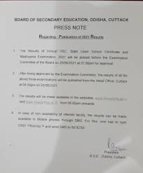 Matric result 2021 odisha board. Bse Odisha 10th Result 2021 Out Orissaresults Nic In Live Hsc Result Indiaresults Com