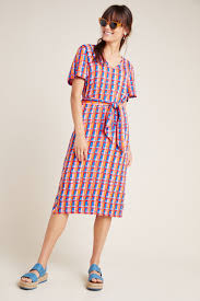 Abstract Midi Dress Dresses Midi Dress Fashion