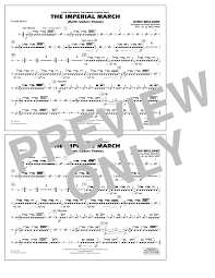All available scores for imperial march op. The Imperial March Darth Vader S Theme Snare Drum Marching Band