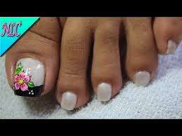 Uñas decoradas con flores sencillas pintadas Pin En Videos De Unas