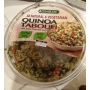 Cedarlane Quinoa Tabouli Calories Nutrition Analysis More Fooducate Get the nutrition lowdown on all your meals and everything in between. cedarlane quinoa tabouli