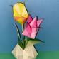 HQ Origami Tulip Craft Adults 18+