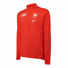 Get the best deals on sydney swans football memorabilia. Sydney Swans 2021 Nike Mens Element Half Zip Top Red
