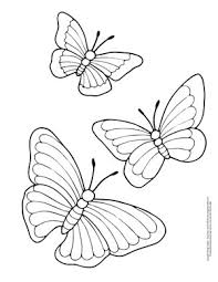 The simple patterns make for mindless drawing. Butterfly Coloring Pages Free Printable From Cute To Realistic Butterflies Easy Peasy And Fun