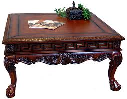 Antique, square coffee, console, sofa & end tables : Square Antique Coffee Table