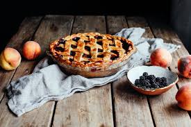 peach blackberry pie — the farmer's daughter | let's bake something
