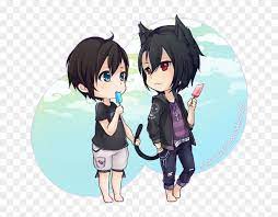 I Enjoyed Drawing Two Cute Guys In Chibi Style 2 Haha 2 Cute Boys Anime Free Transparent Png Clipart Images Download Vector illustration isolated on white background. chibi style 2 haha 2 cute boys anime