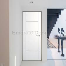 Portici White Door With Aluminium Inlays Fully Finished White Portici Door Vi Discount Interior Doors Contemporary Interior Doors Contemporary Internal Doors