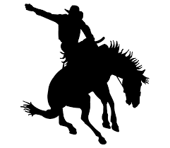 Saddle Bronc Rider Clip Art Http Gateminder Com Out West Designs Horse Silhouette Silhouette Art Bronc Riding