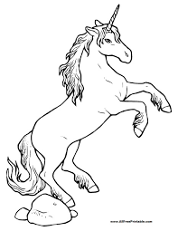 From its shimmering horn to its belly star, this unicorn is pure magic. Unicorn Coloring Pages For Kids Free Printable Drawing With Crayons