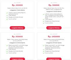 Harga Paket Ruang Guru Sma 2020 Diskon 60 Bulan November Berbagi Ilmu