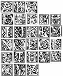 Q , x , y are kuo, ikso, ipsilono; Celtic Alphabet The Art Of The Letter Pinterest Celtic Celtic Alphabet Celtic Symbols Celtic Patterns