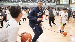 Ben simmons has been practicing at the four, shake milton moved in as the starting point guard, and al horford has slid to the bench. Ben Simmons Steps Away From Boomers World Cup Warm Ups