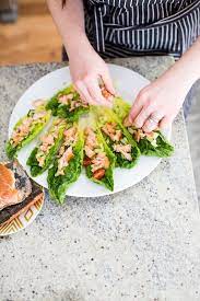 Pnw Summer Dinner Party Recipe Smoked Salmon Cucumber Lettuce Cups Dinner Party Recipes Recipes Dinner