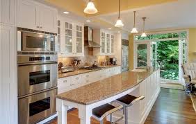 The name is derived from the kitchen area of boats, where space is very limited. Galley Kitchen Designs With Island