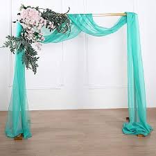 A wide variety of turquoise curtains options are available to you, such as material, installation type, and function. Turquoise 18 Feet Sheer Organza Curtain Panel Backdrop Drape