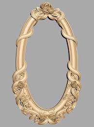 3d Models Frame Mirror Design Wall Mirrored Picture Frames Large Antique Mirror
