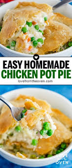 The Best Homemade Easy Chicken Pot Pie Recipe I Ve Ever Had This Chicken Pot Pie Is Easy Chicken Pot Pie Recipe Homemade Chicken Pot Pie Easy Chicken Pot Pie