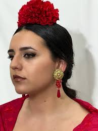 PENDIENTES CARMEN ROJO