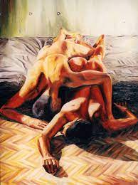 gay couple paintings lgbt painter artist raphael perez bio Painting by  Raphael Perez | Saatchi Art