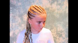 On the other hand, the goddess braids are the thicker version of cornrows braids. Rebekka Blonde Cornrows Mit Pferdeschwanz Blonde Corn Rows Pony Tail Youtube