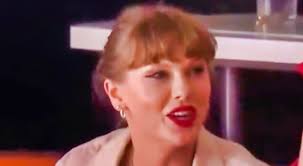 Roger Goodell and Taylor Swift at the football game