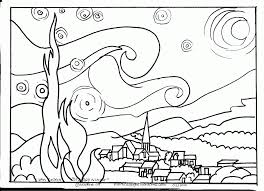 More than 14,000 coloring pages. Van Gogh Coloring Pages Coloring Home