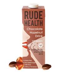 Chocolate Hazelnut Milk Dairy Free Milk Organic 1l Rude Health
