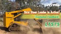 LTMG LTS75 Skid Steer Loader at Work in Australia 🇦🇺, The LTS75 Skid Steer Loader is compact yet powerful, with a 1050 kg loading capacity and a 0.5 m³ bucket. This versatile machine can be equipped ...