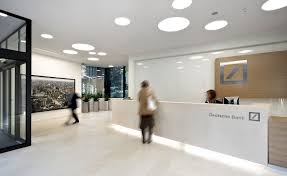 Deutsche Bank Via Turati Reception Design Design Office Reception