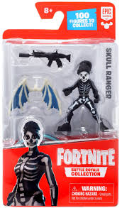 Skull ranger was released in preparation for the 2018 halloween and features some unlockable designs. Fortnite Battle Royale Collection Skull Ranger Mini Figure Walmart Com Walmart Com