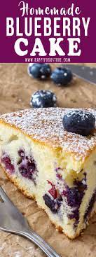 Homemade Blueberry Cake Recipe Happy Foods Tube Recipe Blueberry Cake Recipes Homemade Blueberry Cake Easy Cake Recipes