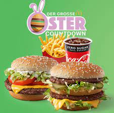 März zwei menüs mit klassiker ihrer wahl mit extra: Mcdonald S Der Grosse Oster Countdown Mit Mega Coupons