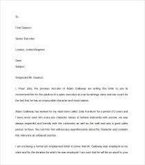 Free 6 Character Reference Letter Templates In Pdf Ms Word