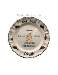 60 eme anniversaire de mariage 60 ans de mariage. Assiette Anniversaire 60 Ans De Mariage Modele Louis Xv Poeme Noces De Diamant Motifs De Provence