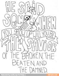My Chemical Romance My Chemical Romance Lyric Drawings Songs