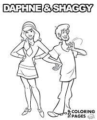 Download and print these scooby doo and shaggy coloring pages for free. Printable Daphne And Shaggy Coloring Sheet Topcoloringpages Net