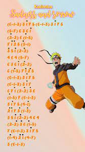 Kalimba Note Naruto Sadness And Sorrow Pesni Ukulele Tabulatura Fortepiannaya Muzyka