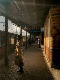 Girl Waiting For Arriving Train Street Photography People Street Photography Photography