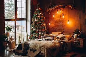 The light may also be a security feature, discouraging prowlers from entering your lawn. Premium Photo A Spacious White Light Bedroom In A Loft Style With A Decorated Christmas Tree And A Garland