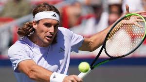Hot Shot: Overhead from 6-foot-8 Damm? No problem for Tsitsipas in Montreal