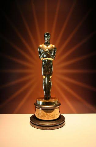 The iconic Academy Award statuette, AI generated