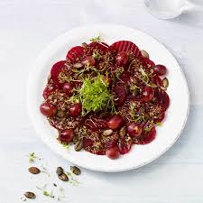 Die Besten Gu Rezepte Mit Qualitatsgarantie Rote Bete Carpaccio Mit Weintrauben Low Carb Vegan Fur Zwei Rote Bete Carpaccio Rote Bete Weintrauben Rezept