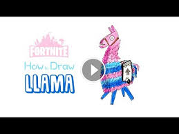 How To Draw The Fortnite Llama How To Draw Llama Fortnite How To Draw Fortnite Llama Simple Llama Drawi Chocolate Cake Decoration Craft Projects Party Supplies